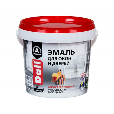 Эмаль Dali для окон и дверей, 1кг