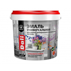 Эмаль Dali универс. RAL8017 полуматовая коричневая, 0,9кг