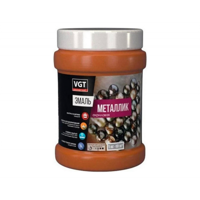 Эмаль VGT перламутровая Жидкое красное золото, 0,23кг