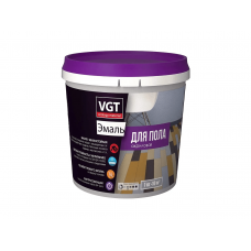 Эмаль VGT для пола акриловая желто-коричневая (орех), 1кг