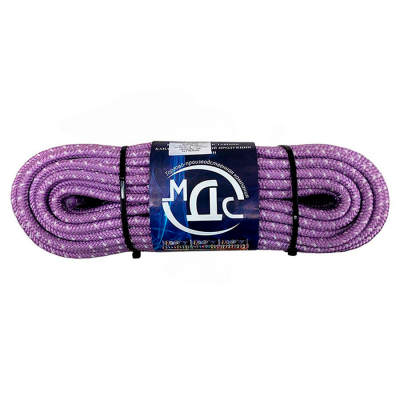 Шнур пп плетеный с люминесцентной нитью d8мм 16 пр. с сердечником 20м