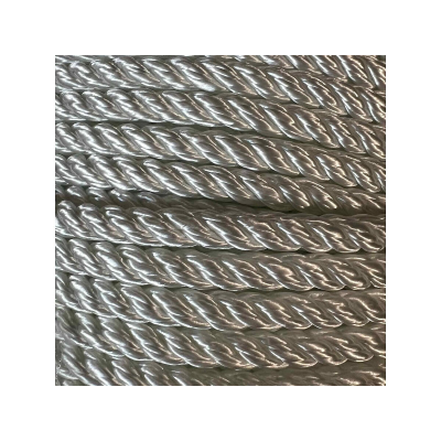 Канат ПОЛИАМИДНЫЙ крученый 3-х прядный D10, 1метр