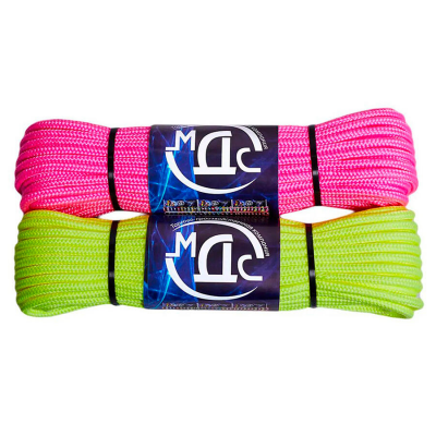 Шнур пп плетеный неоновый d5мм 16 пр. с сердечником 20м