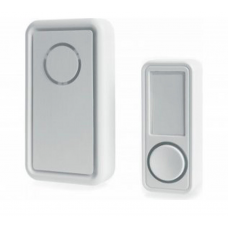 Звонок беспровод. на батарейках FERON E-379-белый 18мел.