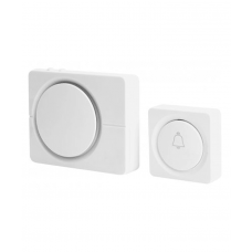 Звонок беспровод. на батарейках FERON E-382 белый 38мел.