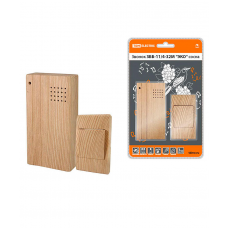 Звонок беспровод. на батарейках TDM ЗББ-11/4-32М сосна