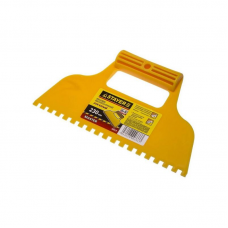 Шпатель пластмассовый STAYER 23см зуб 6мм