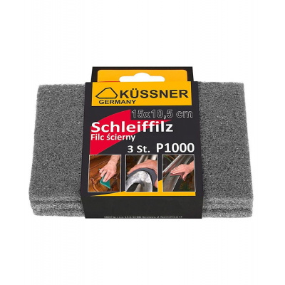 Фетр абразивный KUSSNER Р1000, 3шт