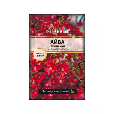 Семена айвы японской Малиновая Радость 10 шт (РЕДКИЕ СЕМЕНА)