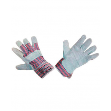 Перчатки комбинированные BVB TR-423 серо-синие