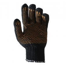 Перчатки х/б с ПВХ БЕЛГЛОВС Точка 7,5кл. черн.