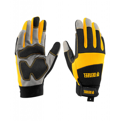 Перчатки комб. DENZEL 67991 р.10