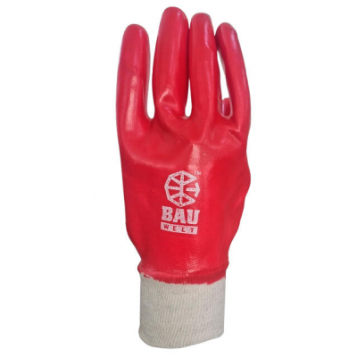 Перчатки BAUWELT 24203 полный ПВХ облив