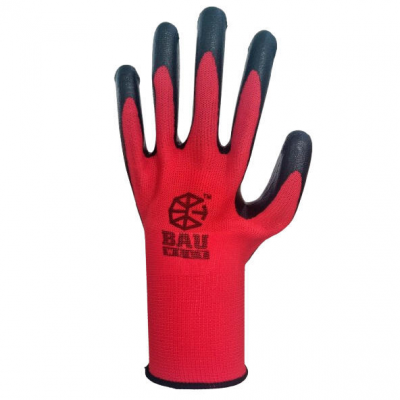 Перчатки BAUWELT 24208 нитрил. облив 13кл. XL