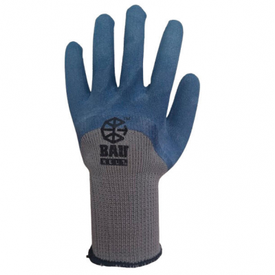 Перчатки BAUWELT 24225 латекс. облив с ворсом XL