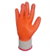Перчатки BAUWELT 24221 латекс. облив 10кл. L
