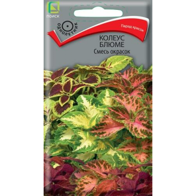 Колеус Блюме Смесь окрасок 0,1г (Семена ПОИСК)