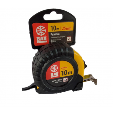 Рулетка BAUWELT 00700-712510 10мх25мм магнит