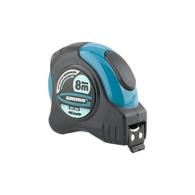 Рулетка GROSS Schlagfest 8мх25мм магнит 2-стор.