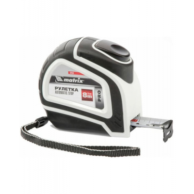 Рулетка MATRIX Autostop 8мх25мм 2К