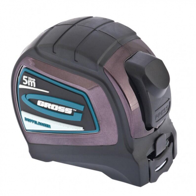 Рулетка GROSS Doppelhaken 5мх25мм 2-стор.