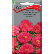 Портулак крупноцветковый Солнечная страна вишневый 0,1г (Семена ПОИСК)