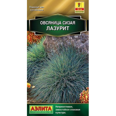 Овсяница сизая компактная Лазурит (Семена Аэлита)