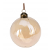 Украшение елочное подвесное 8см KOOPMAN Onion стекло бежевый ABR822630