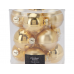 Набор шаров елочных 6см KOOPMAN ARB103500 стекло золотой 12шт/уп Набор шаров елочных 6см KOOPMAN ARB103500 стекло золотой 12шт/уп