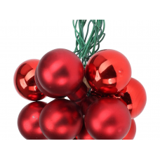 Гроздь искусственная 2см KOOPMAN стекло красный ARB100020