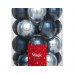 Набор шаров елочных 6см MAGIC TIME 92676 стекло синий 20шт/уп