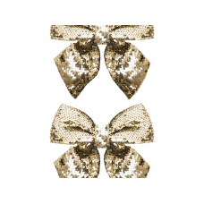 Набор украшений елочных MAGIC TIME БАНТ (14х12см) полиэстер золото 93269 2шт/уп