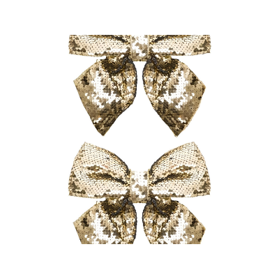 Набор украшений елочных MAGIC TIME БАНТ (14х12см) полиэстер золото 93269 2шт/уп