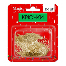 Крючок д/подвеса украшений MAGIC TIME 91105 металл золото 3,5см/200шт