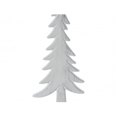 Фигура новогодняя 33см KOOPMAN Елочка дерево белый GR9021990