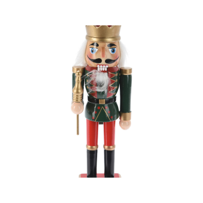 Фигура новогодняя 25см KOOPMAN Щелкунчик дерево красный AAE203730