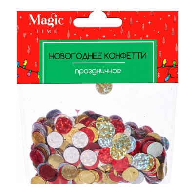 Конфетти MAGIC TIME Шарики (10х12,5см) ПВХ мульти арт.92287
