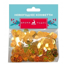 Конфетти MAGIC TIME 88541 Шарики золото 15г