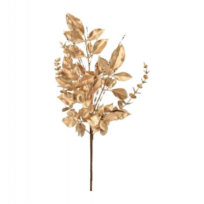 Ветвь декоративная 50см KOOPMAN золотая металлизированная CAA939300