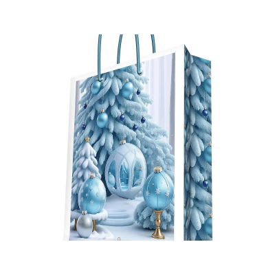 Пакет д/подарков MAGIC PACK 18x23см Еловый лес 93018FE