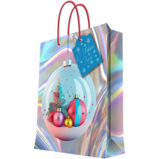 Пакет с голографией д/подарков MAGIC PACK 26x33см Нежные объятия 93127FE