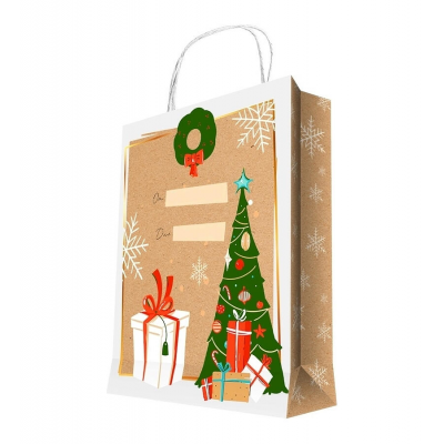 Пакет крафт д/подарков MAGIC PACK 26x33см Письмо из сказки 93168FE