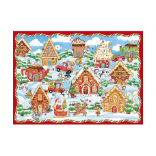 Плакат с окошками-сюрпризами MAGIC TIME 90660 Праздник картон 41х29см