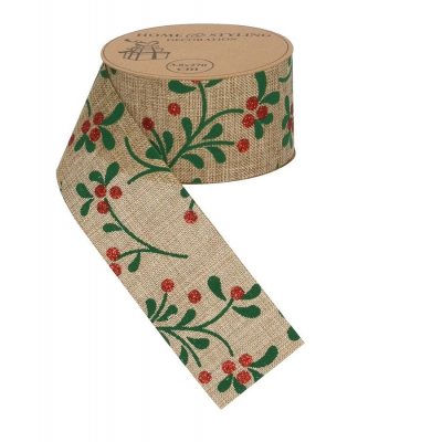 Лента декоративная 270x3,8см текстиль микс ANM800480