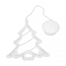 Фигура LED 27см Елочка пластик зеленый 140663 от батареек