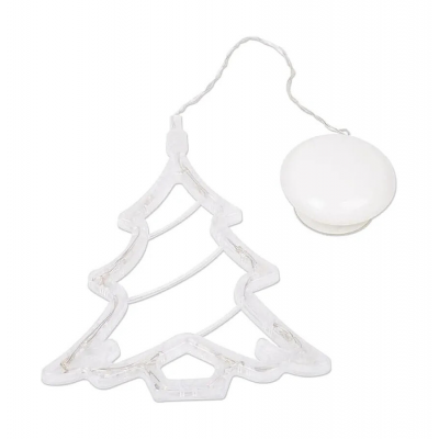 Фигура LED 27см Елочка пластик зеленый 140663 от батареек