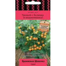 Томат комнатный Оранжевая Шапочка, 5 семян (Серия Четыре лета - Семена ПОИСК)