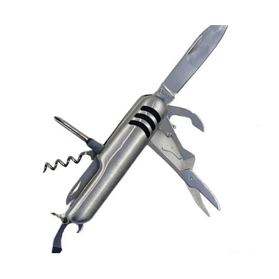 Нож складной метал. 23-1-7P металлик