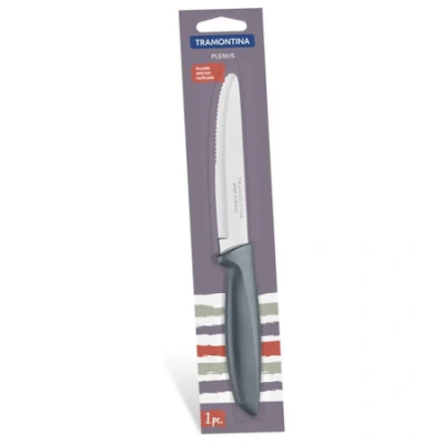 Нож метал. Plenus23421165 с пласт. ручкой 23/12см