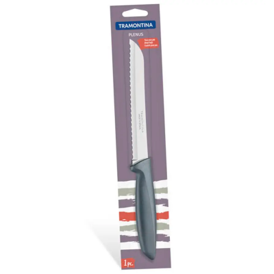 Нож д/хлеба метал. Plenus 23422168 с пласт. ручкой